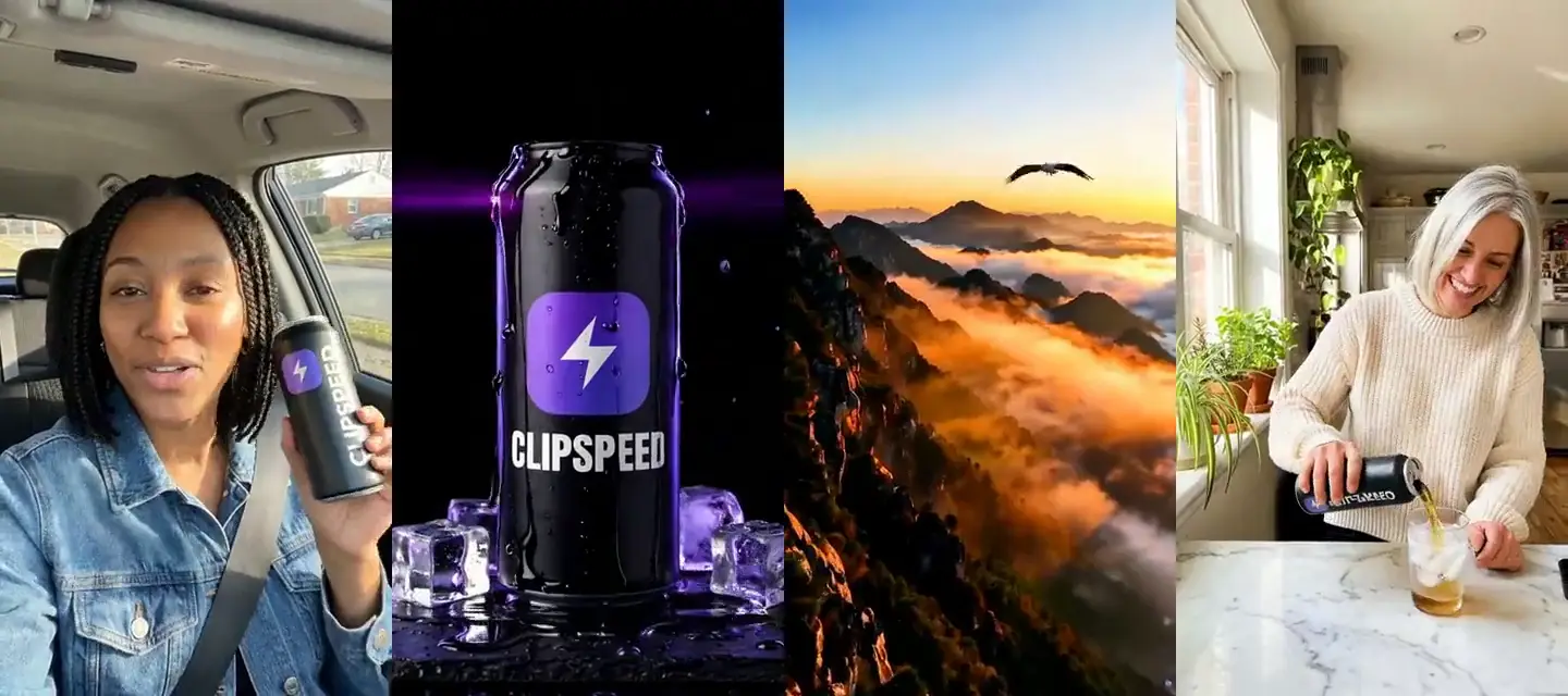 Four Seedance Fast renders side by side