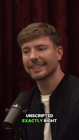 MrBeast laughing, captioned vertical clip